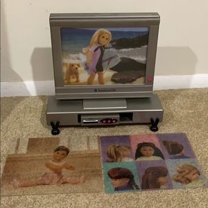 American Girl Doll TV set